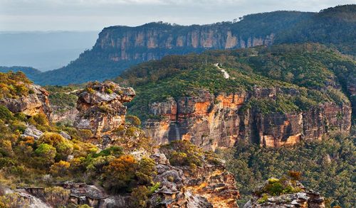 Cahill's lookout, blue mountains national park