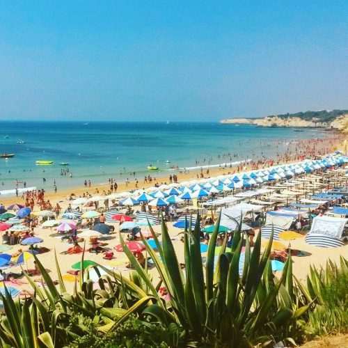 Algarve portugal praia de armacao de pera