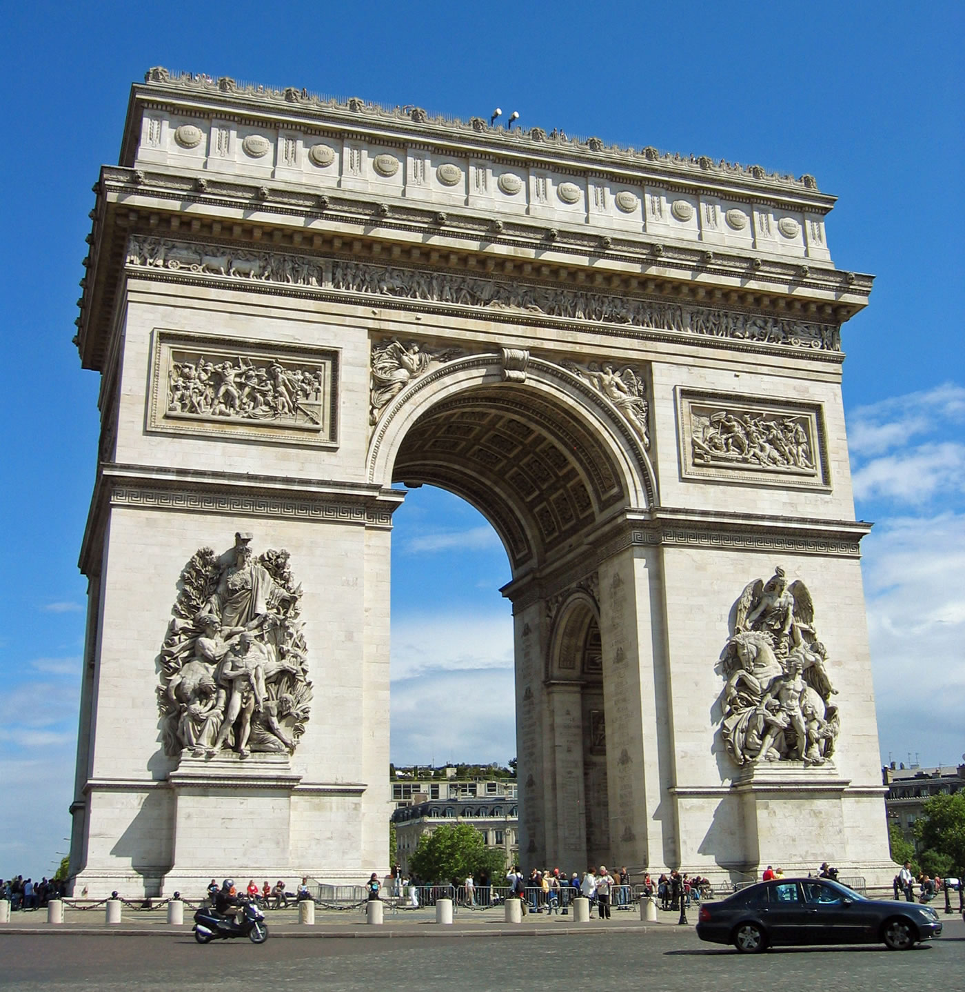 Arc De Triomphe Biggest Gate In Paris France Found The World