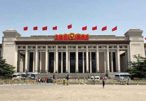 Tiananmen square, beijing, china national museum of china