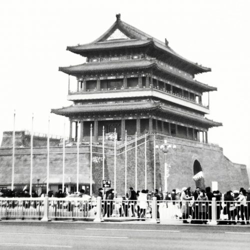 Tiananmen square, beijing, china old times