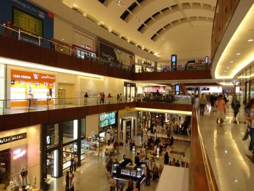 Dubai Mall interior view