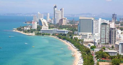 North Pattaya beach view 