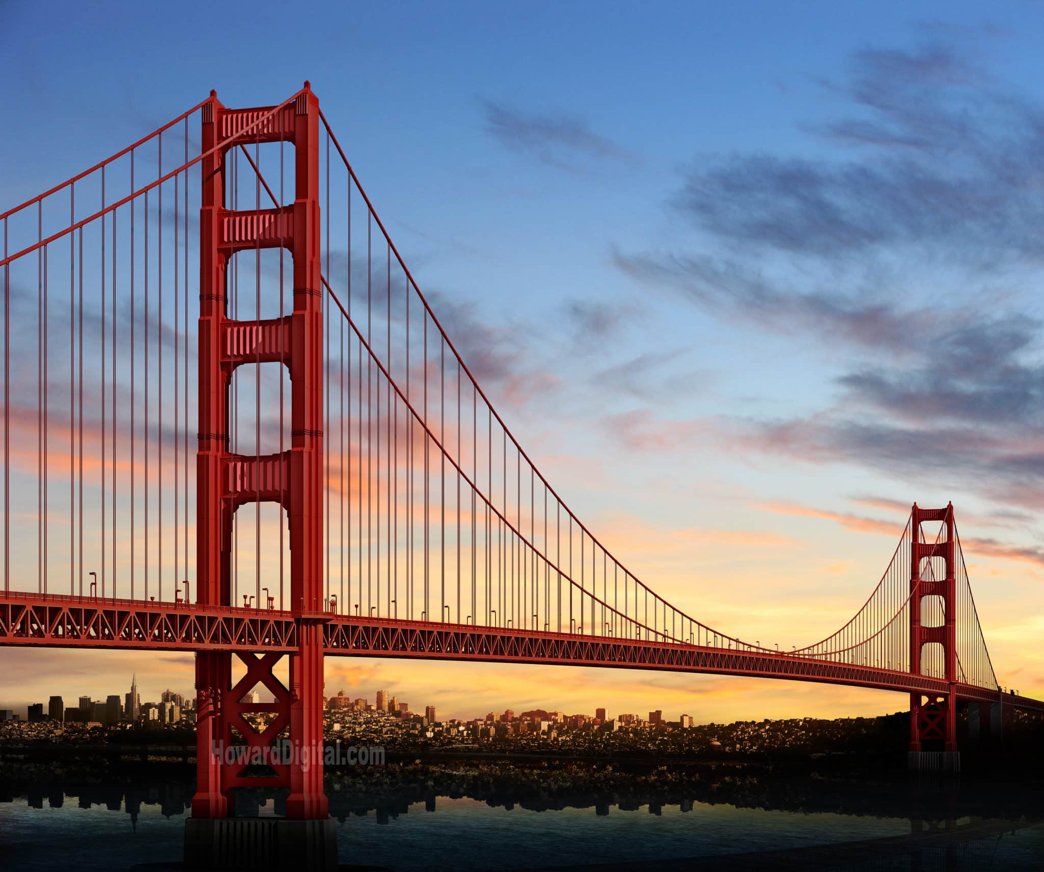 Golden Gate Bridge San Francisco Usa Found The World