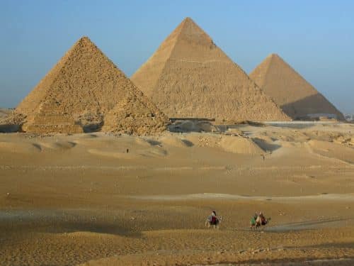  Great Pyramids of Giza Fantastic view 