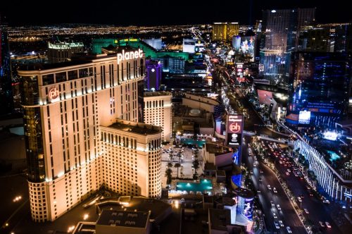  Las Vegas Amazing view at night time 