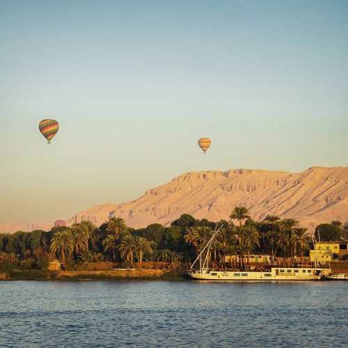 Nile cruise luxor sunrise