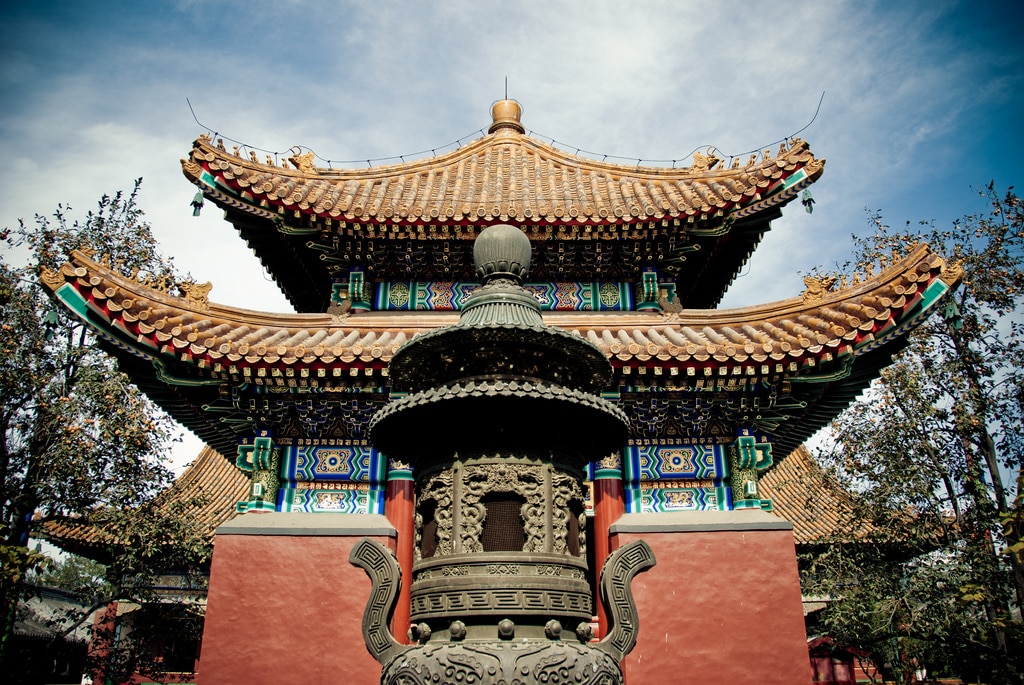 Древние храмы в китае