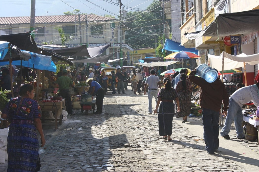 Panajachel market Guatemala