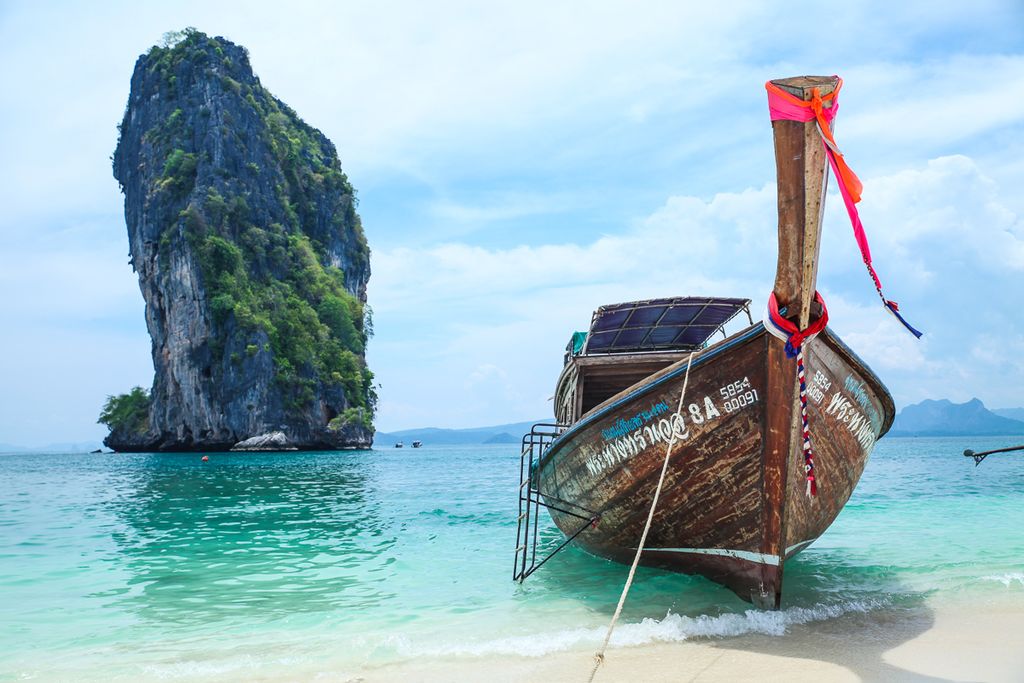 Railay beach krabi thailand