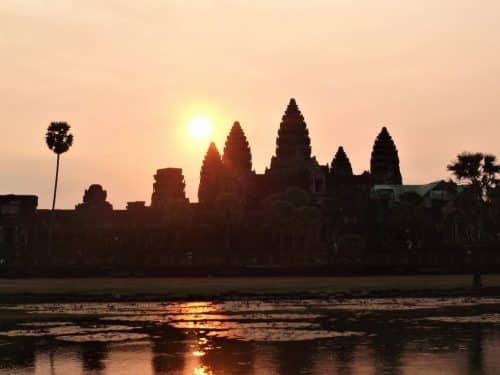 Cambodia angkor wat sunrise