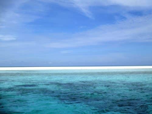 Borneo strip white sand celebes sea