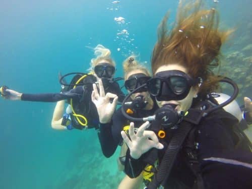 Fiona scuba diving south east asia