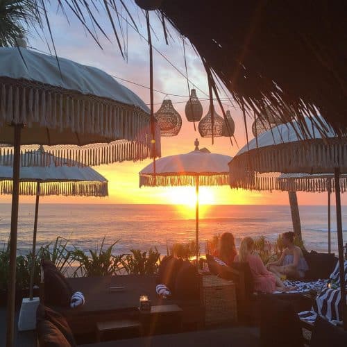 Bali canggu sunset