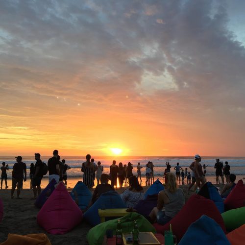Bali kuta seminyak sunset