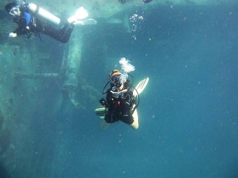 Perhentian islands pulau besar sugar wreck scuba diving
