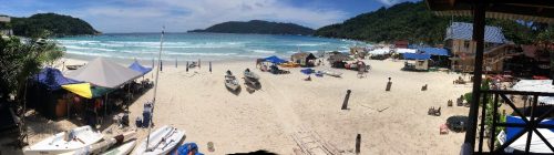Perhentian islands pulau kecil long beach view from ohh la la guesthouse
