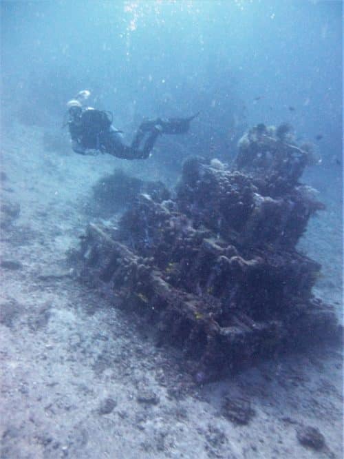 Diving in bali amed pyramids under the sea