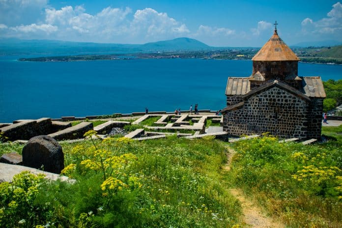 Sevanavank peninsula monastery armenia