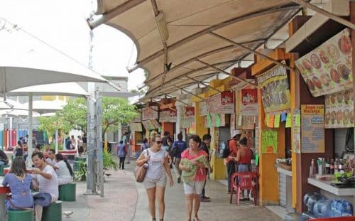 Inside cancun food parque de las palapas