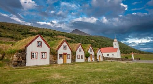 Laufas turf homes in akureyri