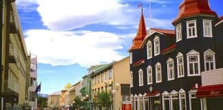Akureyri in iceland